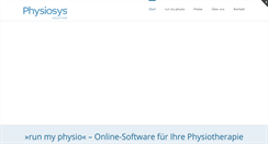 Desktop Screenshot of physiosys.ch