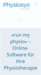 Mobile Screenshot of physiosys.ch